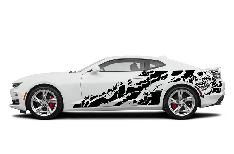 Side nightmare graphics stickers, vinyl design for Chevrolet Camaro decal 2016 - Present