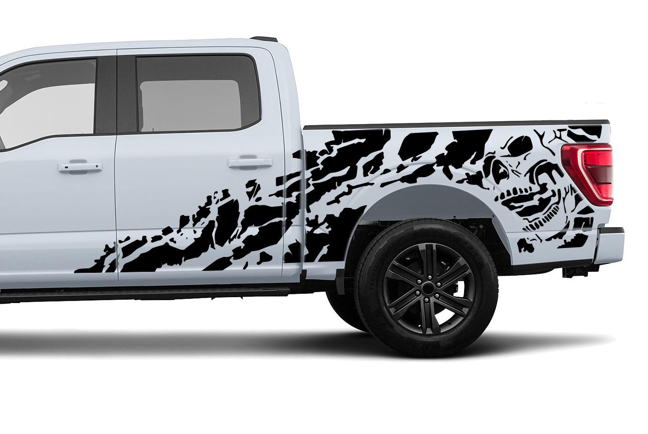 Side Nightmare Decal Sticker Graphic Compatible with Ford F150 Series