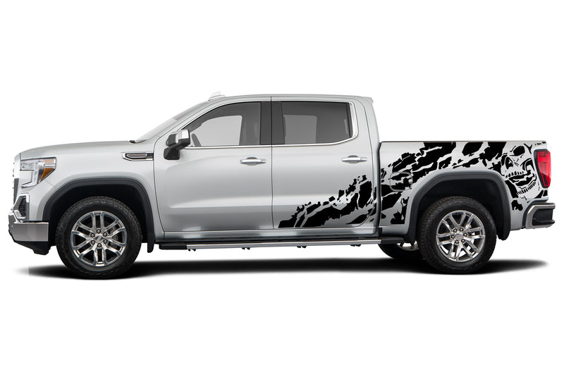 Decal Nightmare Sticker Vinyl Side Mountains Stripe Kit Compatible with GMC Sierra 2019-Present