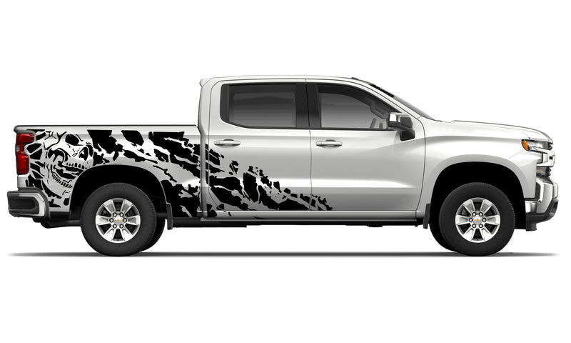 Side door sticker, vinyl design for Chevrolet Silverado decal 2012 - Present