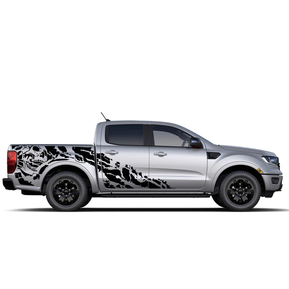 Side Nightmare Decal Stickers compatible with Ford Ranger 2019 - Present