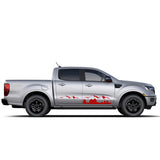 Side Mountains Stickers vinyl decal design for Ford Ranger 2019 - Present
