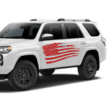 Decal US flag sticker vinyl side stripe kit compatible with Toyota 4runner 2010-Present