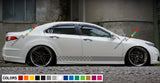 Decal Sticker Side Racing Stripe Kit Compatible with Honda Accord 2013-Present