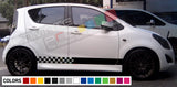 Decal Sticker Side Racing Stripes Compatible with Suzuki Splash 2008-Present