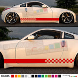 Decal Sticker Side Racing Stripes Compatible with Nissan 350 Z Fairlady Z 2002-Present