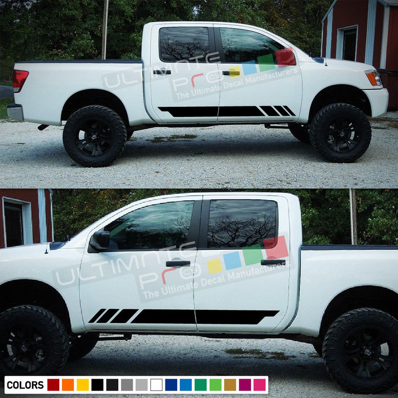 Titan Racing Sticker Nissan Titan sticker Pair decal Stripe 2003 - Present