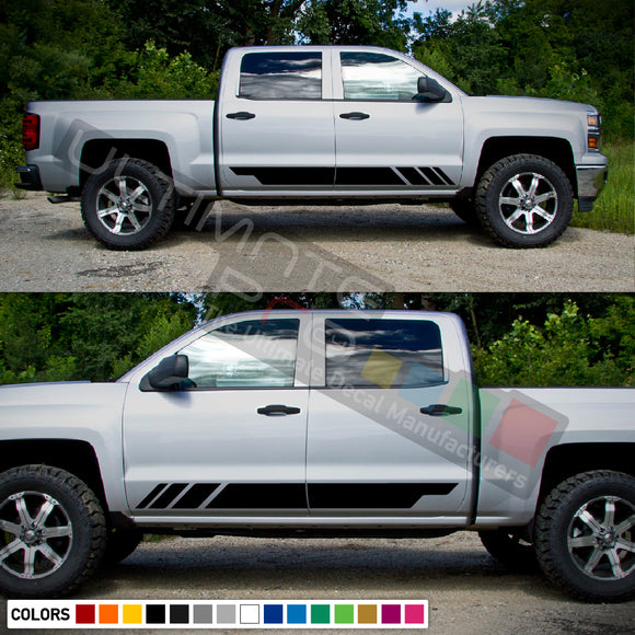 Side door Decal, vinyl design for Chevrolet Silverado decal 2015 - Present