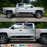 Side door Decal, vinyl design for Chevrolet Silverado decal 2015 - Present