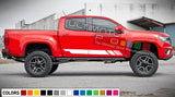 Side sticker door, vinyl design for Chevrolet Colorado decal 2012 - Present