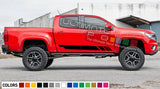 Side sticker door, vinyl design for Chevrolet Colorado decal 2012 - Present