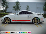 Decal Side Racing Stripes Compatible with Nissan 350 Z Fairlady Z 2002-Present