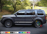 Decal Sticker Racing Stripe Kit Compatible with Honda Pilot 2008-Present