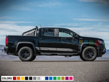 Side sticker mountain, vinyl design for Chevrolet Colorado decal 2012 - Present