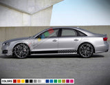 Decal Sticker Vinyl Stripe Kit Compatible with Audi A8 2008-Present