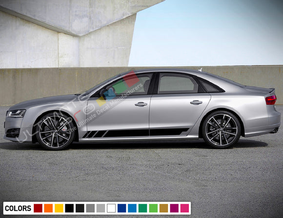 Copy of Decal Sticker Stripe Kit Compatible with Audi A8 2008-Present