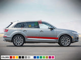 Decal Stickers Stripe Vinyl Kit Compatible with Audi Q7 2008-Present