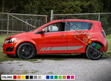 Decals Stripe design for Chevrolet Sonic decal 2015 - Present