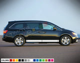 Decal Sticker Line Stripe Compatible with Honda Odyssey 2016-Present