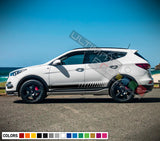 Decal Sticker Racing Stripe Compatible with Hyundai Santa Fe 2009-Present