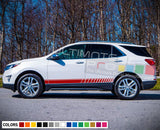 Stripe vinyl decal design for Chevrolet Equinox decal 2015 - Present