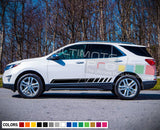 Stripe decals vinyl design for Chevrolet Equinox decal 2015 - Present