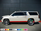 Decals Stripe design for Chevrolet Suburban decal 2015 - Present