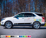 Decals Stripe vinyl design for Chevrolet Equinox decal 2015 - Present