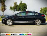 Decal Sticker Racing Stripe Compatible with Hyundai Ioniq 2009-Present