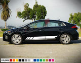Decal Sticker Vinyl Racing Stripe Compatible with Hyundai Ioniq 2009-Present