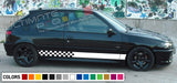 Decal  Vinyl Side Racing Stripes Compatible with Peugeot 208 2010-Present