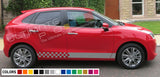 Decal Sticker Side Racing Stripes Compatible with Suzuki Baleno 2008-Present