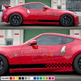 Sport Side Stripes Decal Vinyl Compatible with Nissan 370Z Fairlady NISMO 2012-Present