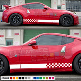 Sport Side Stripes Decal Vinyl Compatible with Nissan 370Z Fairlady NISMO 2012-Present