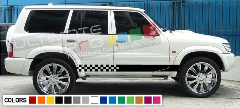 Decal Stripes Compatible Nissan Patrol 2003-Present