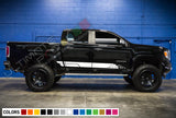 Decal Sticker Off-Road Mountain Stripes Compatible with GMC Canyon 2014-Present