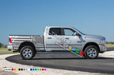 American Flag Decals Tail Sticker Kit Compatible with Dodge Ram
