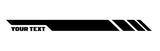 Custom Stripes 3, Vinyl Design For Dodge Durango Decal 2010 - Present