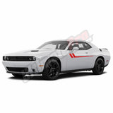 Side Doors Dodge challenger Hockey Sticker Sport Stripes SRT8