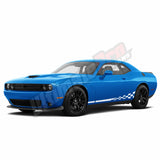 Stripes Dodge challenger RT SRT8 Decal Finishing Flag Sticker Vinyl