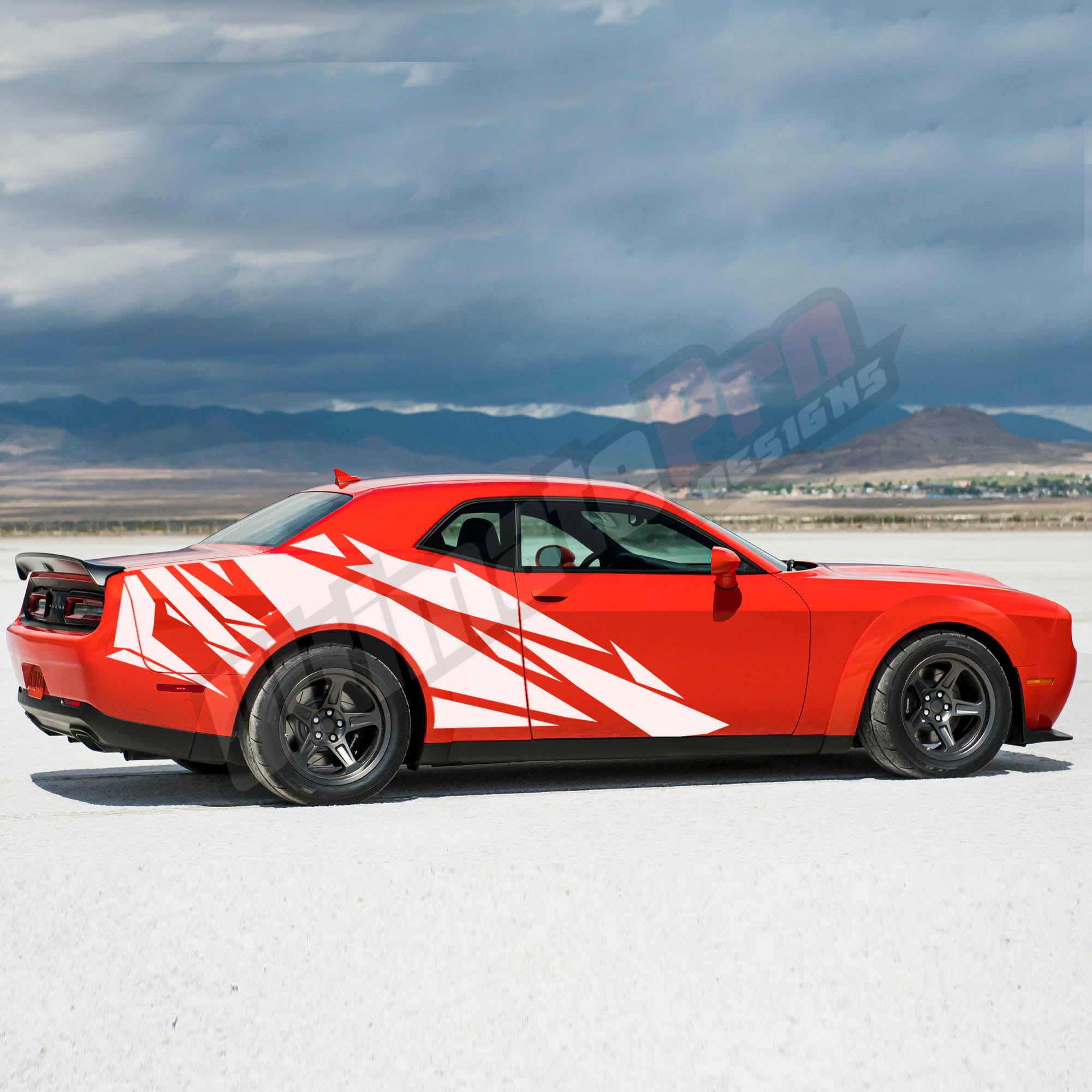 Decal For Dodge challenger RT SRT8 Side Door Sport Design