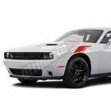 Side Fender Stripes Decal Vinyl For Dodge challenger 2008 - Present