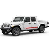 Jeep Gladiator stickers decals side door stripes mountains 