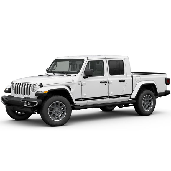line side Vinyl Decal for Jeep Gladiator