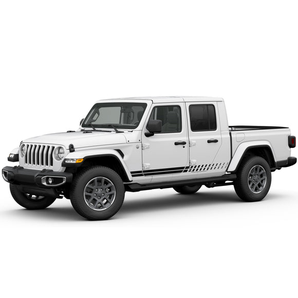 double side stripe Decal for Jeep Gladiator