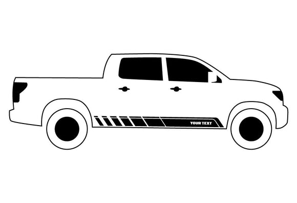 Nissan Frontier Custom stripe 3