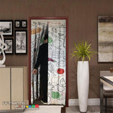 Barber door decoration Curtain printed Design