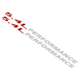 All Models Performance Hood Vinyl Decals Stickers