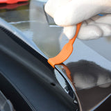 4pcs/set Micro Squeegee Scraper For Car Styling Carbon Fiber Vinyl Film Car Wrap Corner Magnetic Stick Tools Auto Repair Tool