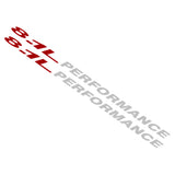 All Models Performance Hood Vinyl Decals Stickers